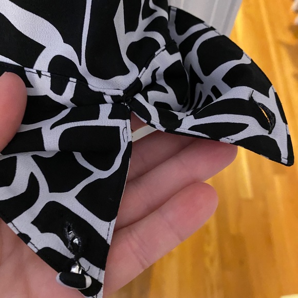 Black and white patterned Calvin Klein dress - Picture 4 of 5